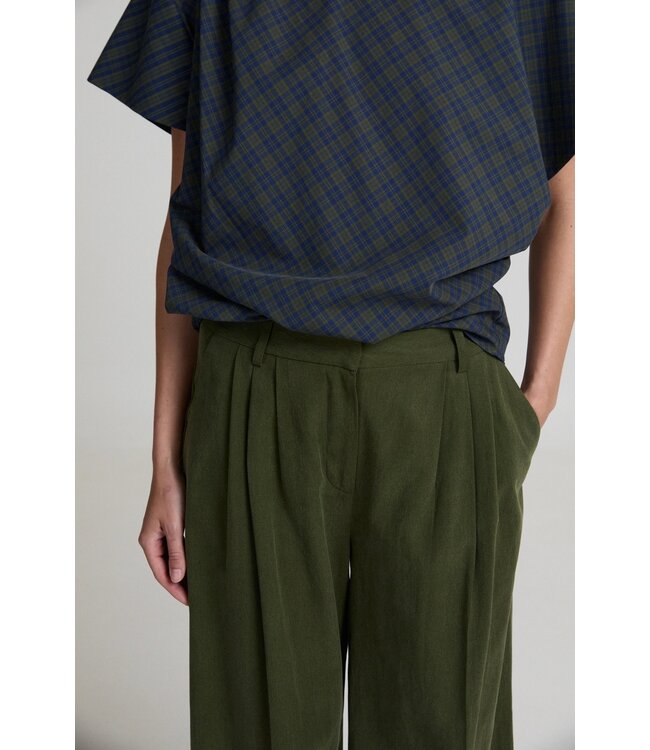 LIVTHELABEL LTL CAMILLE PANTS KHAKI GREEN