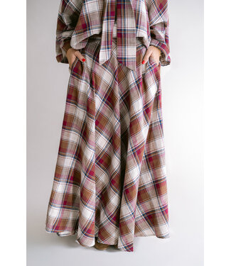 HELD HE JUNE SKIRT SQUARE BORDEAUX