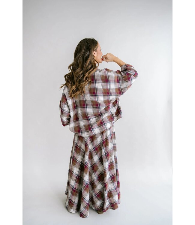 HELD HE JUNE SKIRT SQUARE BORDEAUX