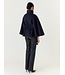 YAS YASALMIO HANDMADE WOOL BLEND JACKET NAVY BLAZER