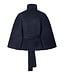 YAS YASALMIO HANDMADE WOOL BLEND JACKET NAVY BLAZER