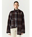 YAS YASCALINO LS SCARF JACKET CARAFE CARINO CHECKS