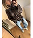 YAS YASCALINO LS SCARF JACKET CARAFE CARINO CHECKS