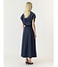 YAS YASLEONA HW LONG SKIRT NAVY BLAZER/CHECKS