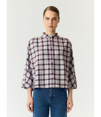 YAS YASKARLINE 3/4 SHIRT PRISTINE/CHECKS