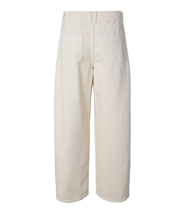YAS YASCAMEA HW BARREL ANKLE JEANS PRISTINE