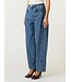 YAS YASCAMEA HW BARREL ANKLE JEANS LIGHT BLUE DENIM