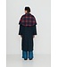 TINYCOTTONS TC CHECK LONG TRENCH COAT BLUE/GREEN