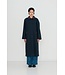 TINYCOTTONS TC CHECK LONG TRENCH COAT BLUE/GREEN