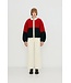 TINYCOTTONS TC COLORBLOCKED SHERPA JACKET MARINE/RED
