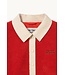 TINYCOTTONS TC COLORBLOCKED SHERPA JACKET MARINE/RED