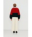 TINYCOTTONS TC COLORBLOCKED SHERPA JACKET MARINE/RED