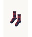 TINYCOTTONS TC CHECKS MEDIUM SOCKS MARINE/RED