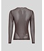 MOSS CPH MSCH JANIE ILLEONORA MESH LS HOT FUDGE
