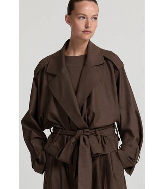 LIVTHELABEL LTL SIMONE JACKET BROWN MELANGE