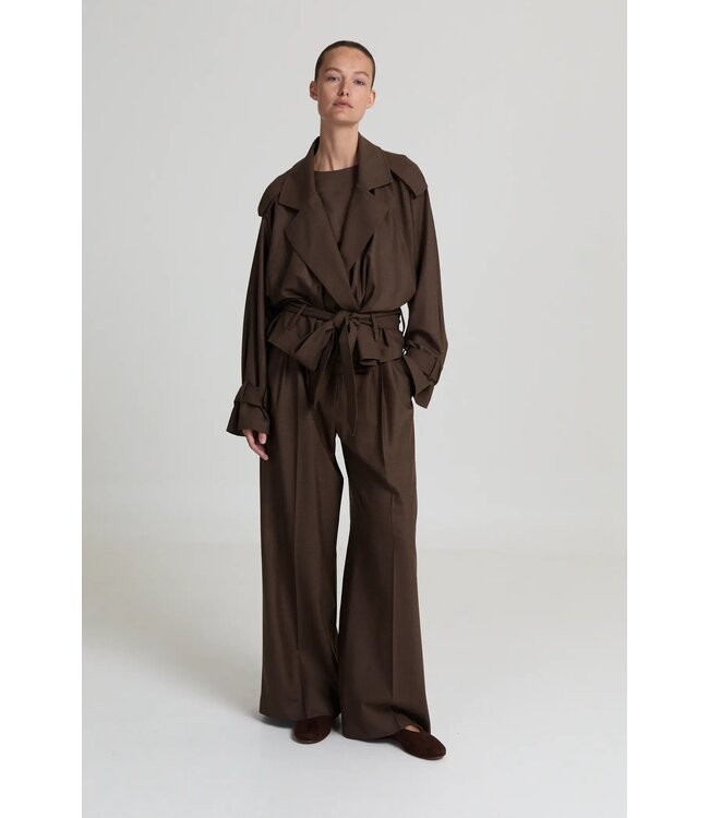 LIVTHELABEL LTL SIMONE JACKET BROWN MELANGE