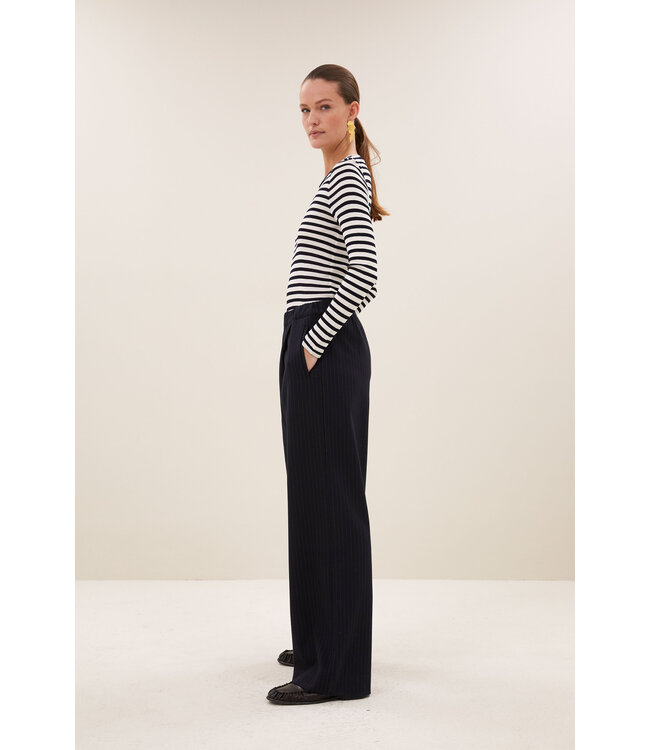 BY-BAR BB JELLE PANTS PINSTRIPE MIDNIGHT