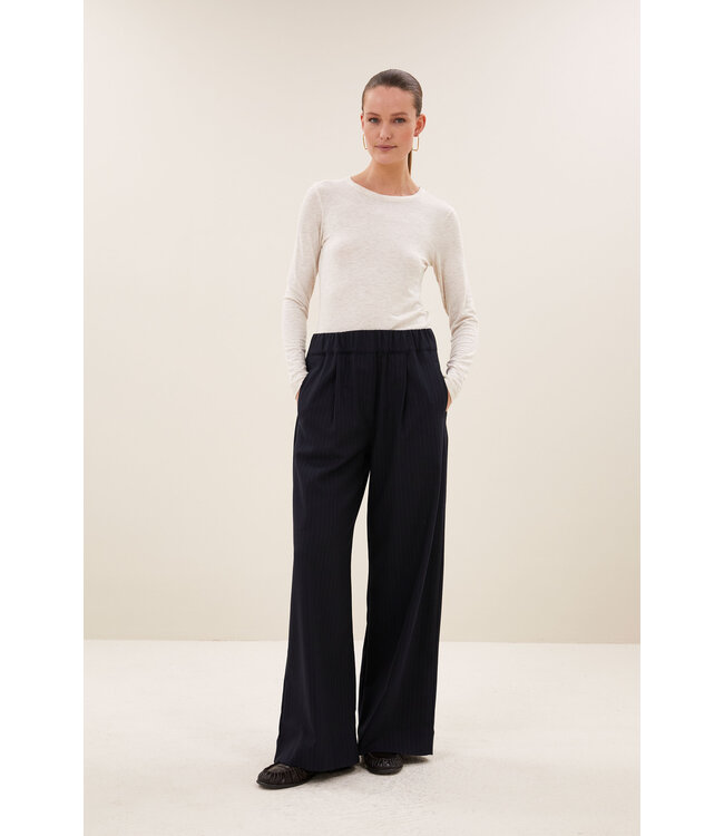 BY-BAR BB JELLE PANTS PINSTRIPE MIDNIGHT