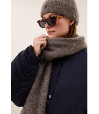 BY-BAR BB LEAH NORTON SCARF DARK BISCUIT ONE SIZE