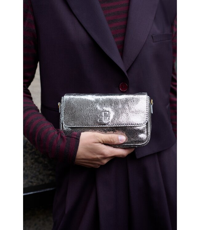 BY-BAR BB JUDE METALLIC BAG SILVER
