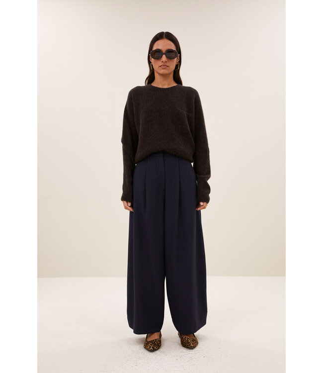 BY-BAR BB POLLY PULLOVER DEEP BROWN