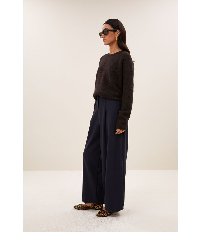 BY-BAR BB POLLY PULLOVER DEEP BROWN