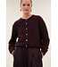 BY-BAR BB CLEO CARDIGAN DEEP WINE