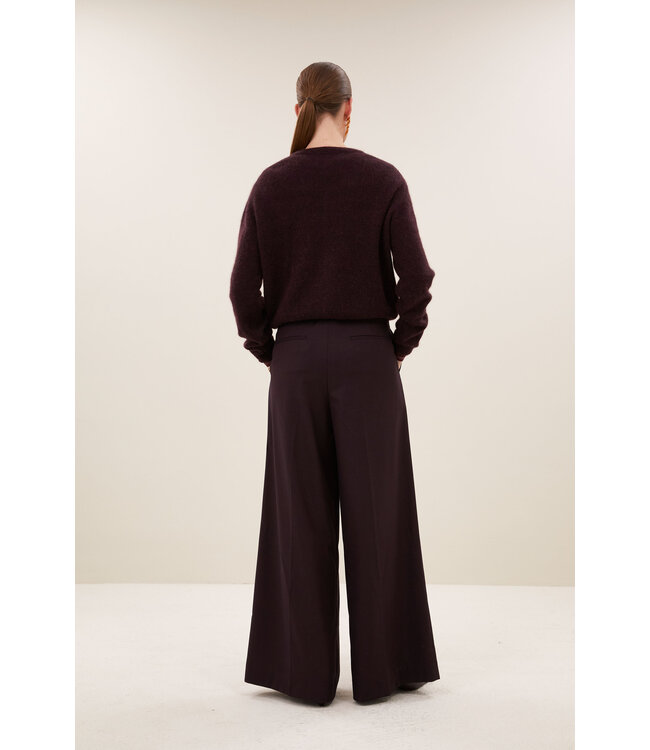 BY-BAR BB CLEO CARDIGAN DEEP WINE