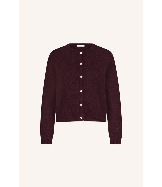 BY-BAR BB CLEO CARDIGAN DEEP WINE
