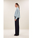 BY-BAR BB SARAH SHORT BLOUSE GREEN SEA STRIPE
