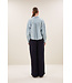 BY-BAR BB SARAH SHORT BLOUSE GREEN SEA STRIPE