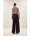 BY-BAR BB BASIC LS BIG STRIPE TSHIRT BURGUNDY CRUSH