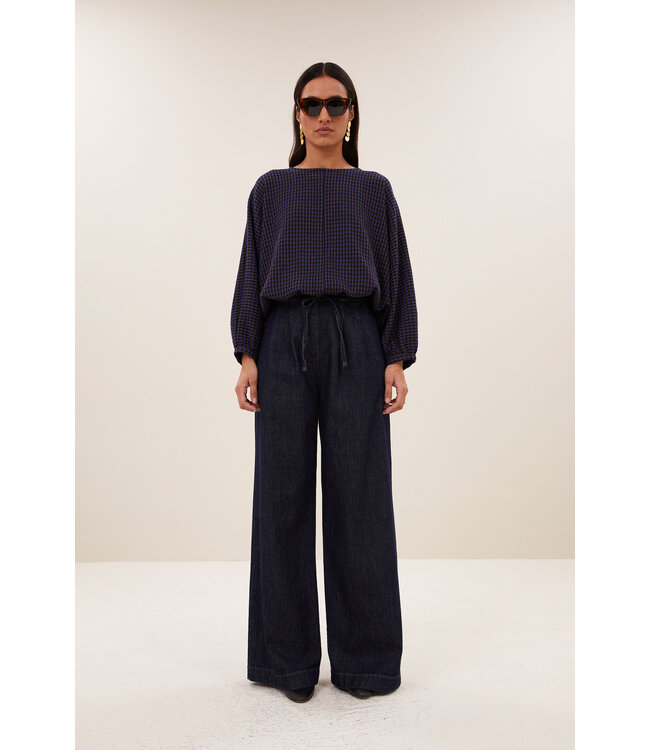 BY-BAR BB GAYA BLOUSE GALAXY CHECK