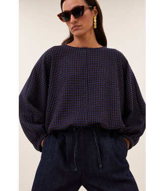 BY-BAR BB GAYA BLOUSE GALAXY CHECK