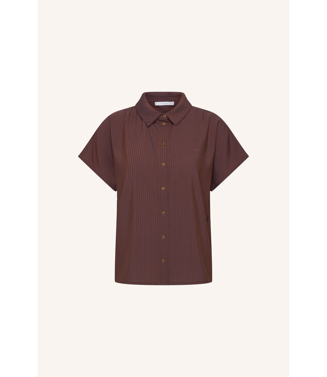 BY-BAR BB BARLEY BLOUSE SS TANNING STRIPE