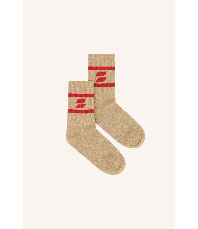 BY-BAR BB LOGO GLITTER SOCKS