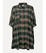 LES SOEURS LS ROGERS CHECK DRESS GREEN