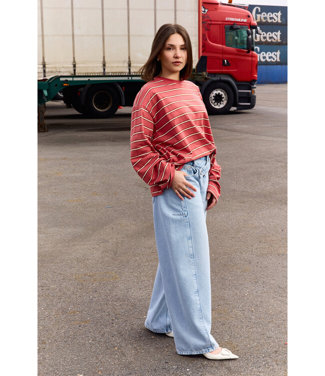 LES SOEURS LS GRACE LS STRIPED T-SHIRT