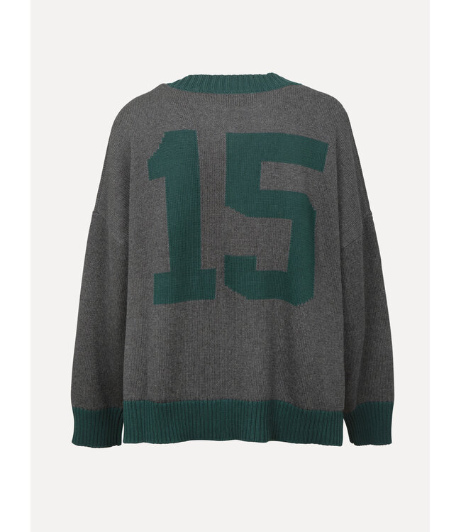 LES SOEURS LS MAIA OVERSIZED CARDIGAN ANTRA MEL/FOREST