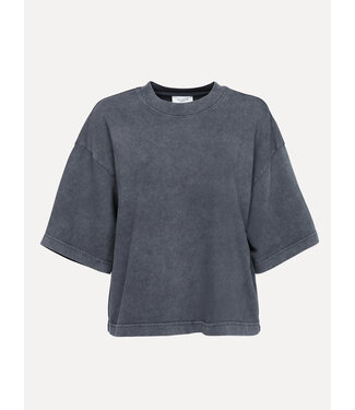 LES SOEURS LS TIARA TSHIRT WASHED GREY