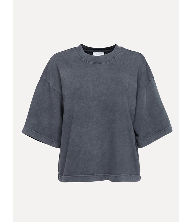 LES SOEURS LS TIARA TSHIRT WASHED GREY