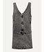 LES SOEURS LS BOWIE SL DRESS GREY DENIM