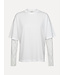 LES SOEURS LS LEONARDO TSHIRT LACE LS WIT