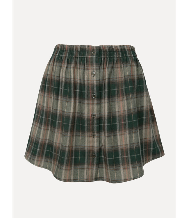 LES SOEURS LS GRETA CHECK SKIRT GREEN