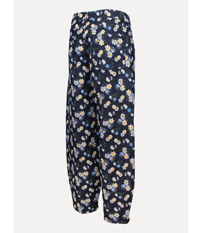 LES SOEURS LS CHUCK HIGH RISE BALLOON FIT RINSE FLOWERPRINT