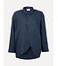 LES SOEURS LS CHARLES IRREGULAR FRONT SHIRT NAVY
