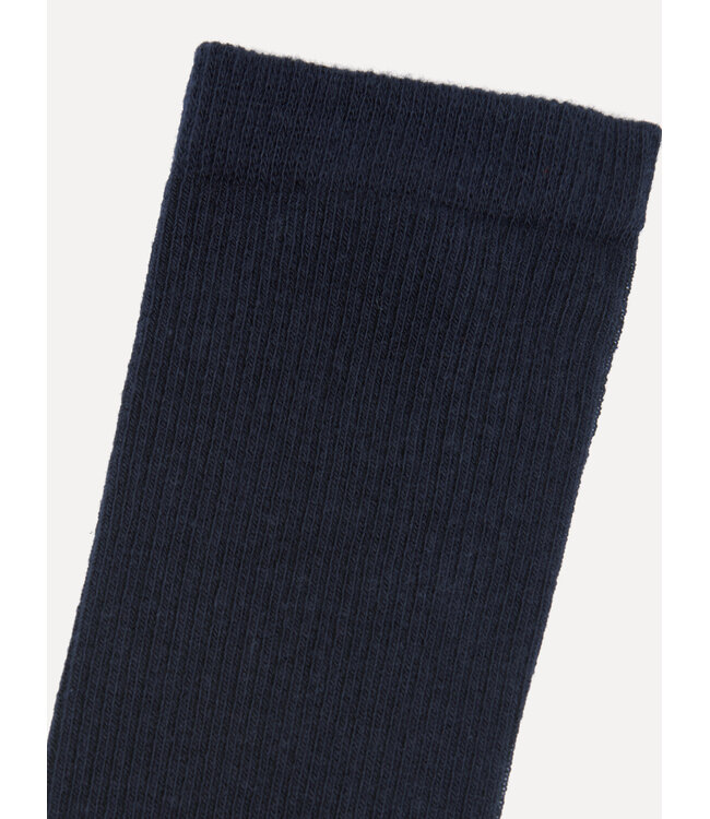 LES SOEURS LS ROBIN FINE RIB SOCKS NAVY