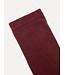 LES SOEURS LS ROBIN FINE RIB SOCKS BURGUNDY