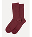 LES SOEURS LS ROBIN FINE RIB SOCKS BURGUNDY