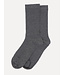 LES SOEURS LS ROBIN FINE RIB SOCKS DARK GREY MELANGE